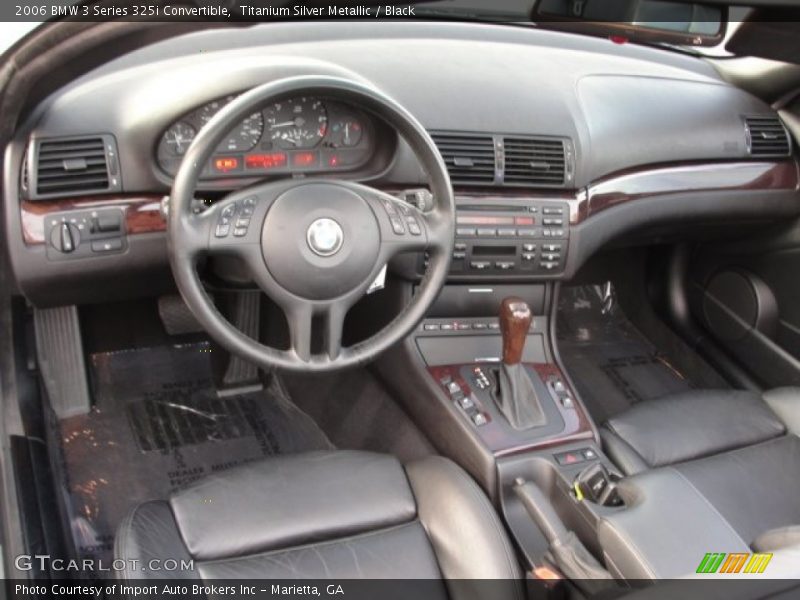 Black Interior - 2006 3 Series 325i Convertible 