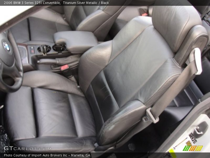 Front Seat of 2006 3 Series 325i Convertible