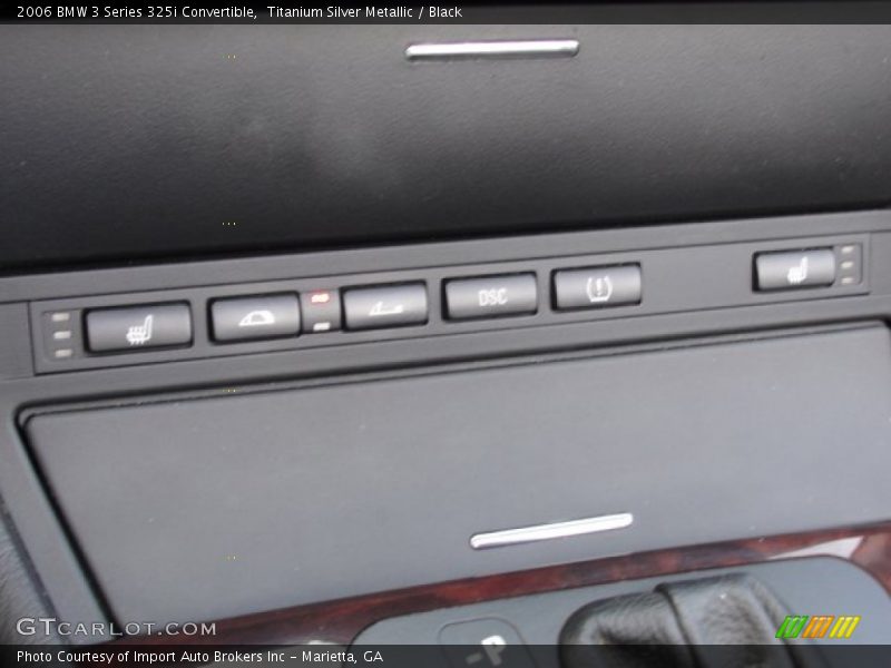 Titanium Silver Metallic / Black 2006 BMW 3 Series 325i Convertible
