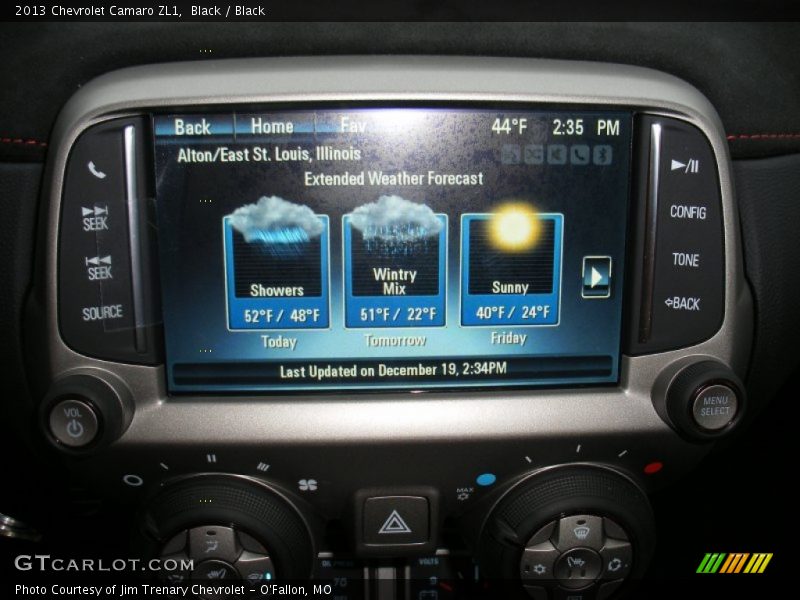 Black / Black 2013 Chevrolet Camaro ZL1