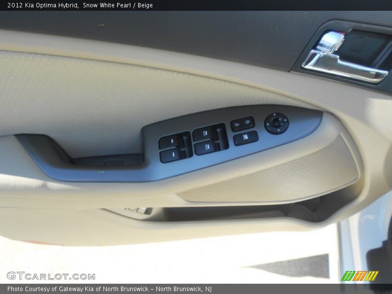 Snow White Pearl / Beige 2012 Kia Optima Hybrid