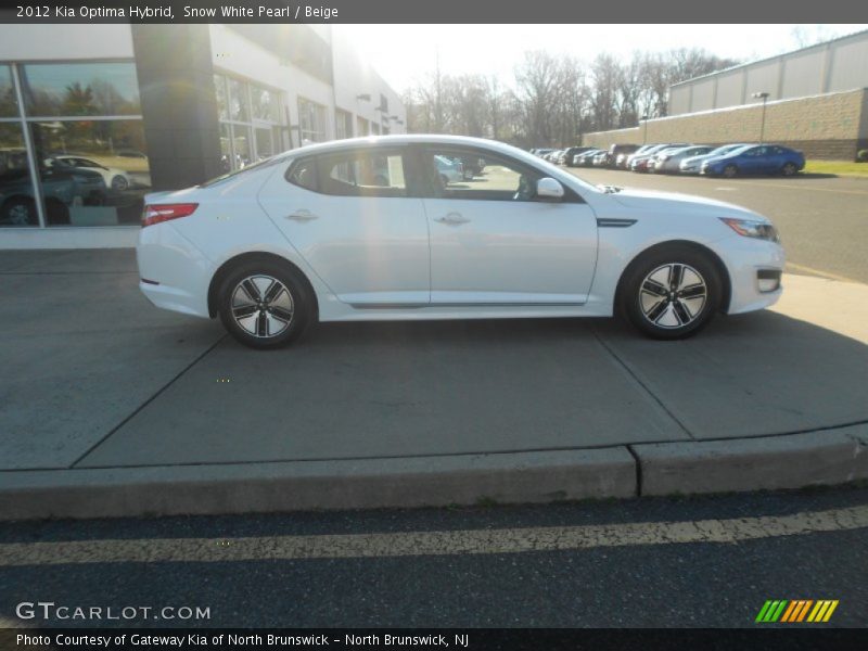 Snow White Pearl / Beige 2012 Kia Optima Hybrid