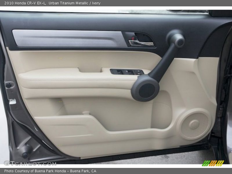 Urban Titanium Metallic / Ivory 2010 Honda CR-V EX-L