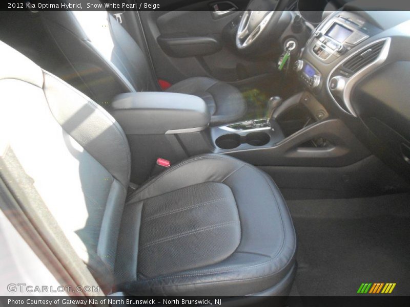 Snow White Pearl / Beige 2012 Kia Optima Hybrid