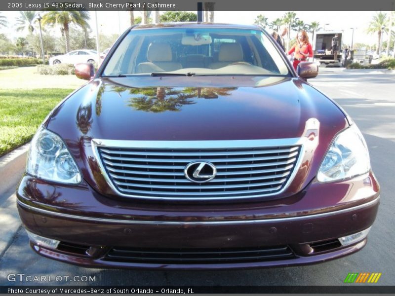 Black Cherry Pearl / Cashmere 2005 Lexus LS 430 Sedan