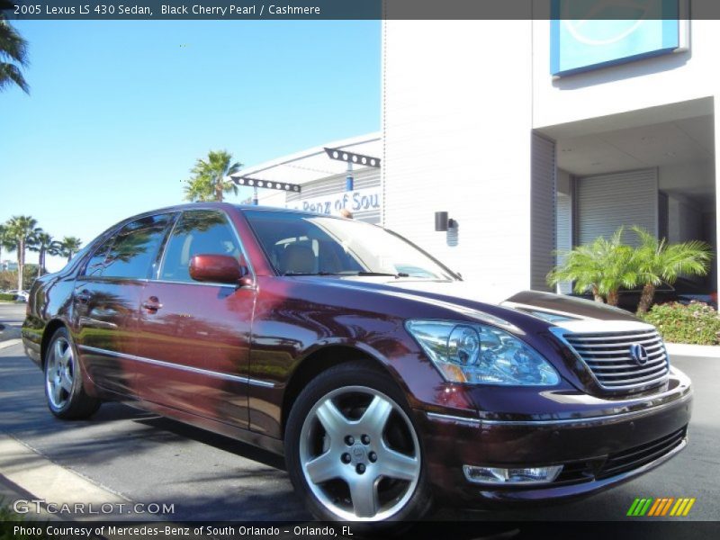 Black Cherry Pearl / Cashmere 2005 Lexus LS 430 Sedan