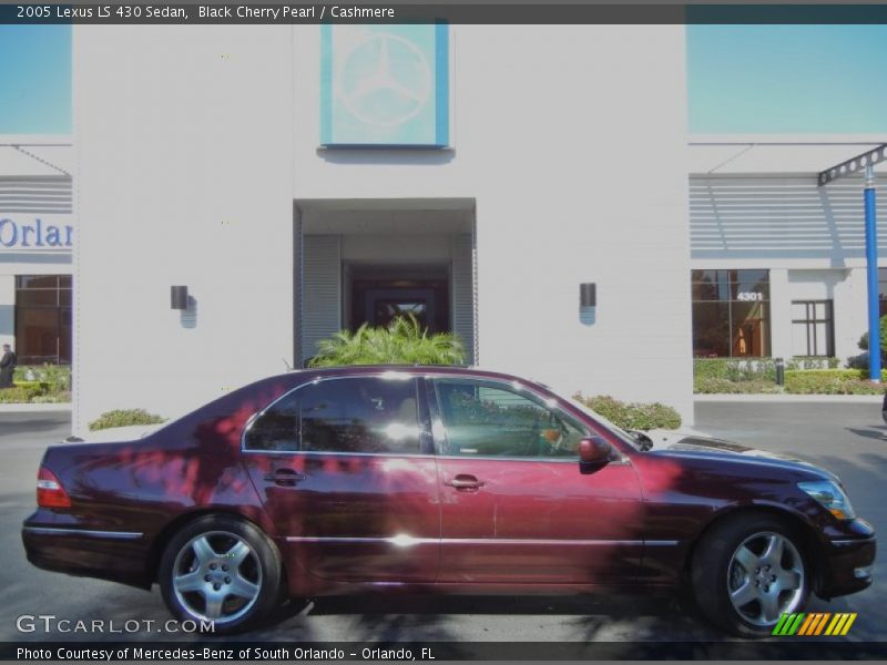 Black Cherry Pearl / Cashmere 2005 Lexus LS 430 Sedan