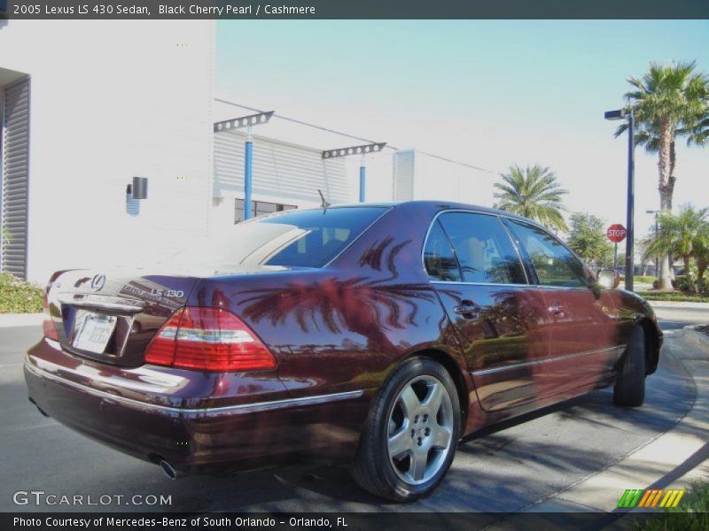 Black Cherry Pearl / Cashmere 2005 Lexus LS 430 Sedan