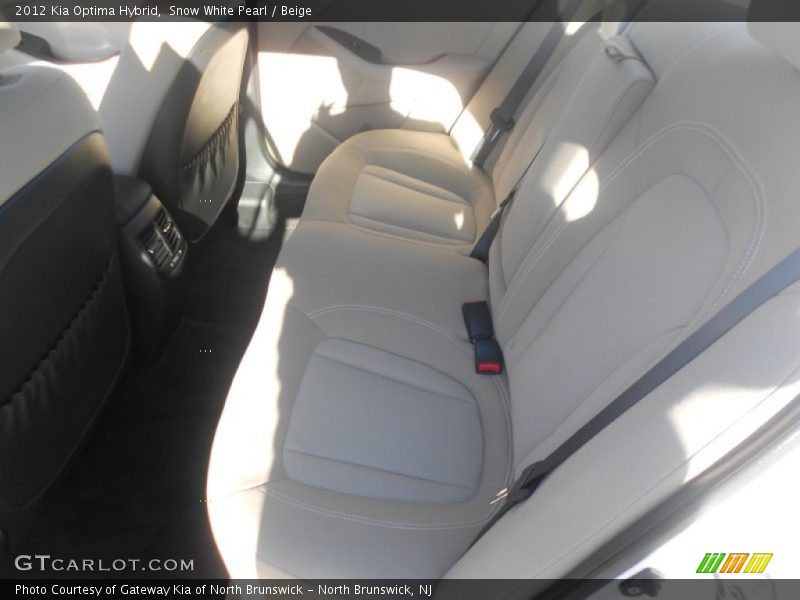 Snow White Pearl / Beige 2012 Kia Optima Hybrid