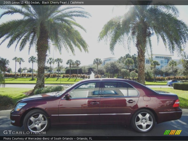 Black Cherry Pearl / Cashmere 2005 Lexus LS 430 Sedan