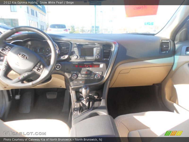 Snow White Pearl / Beige 2012 Kia Optima Hybrid