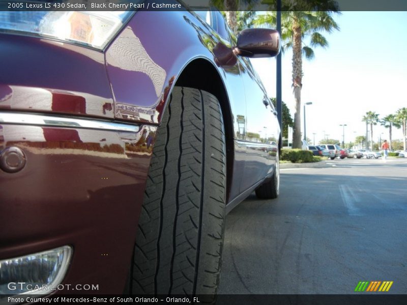 Black Cherry Pearl / Cashmere 2005 Lexus LS 430 Sedan
