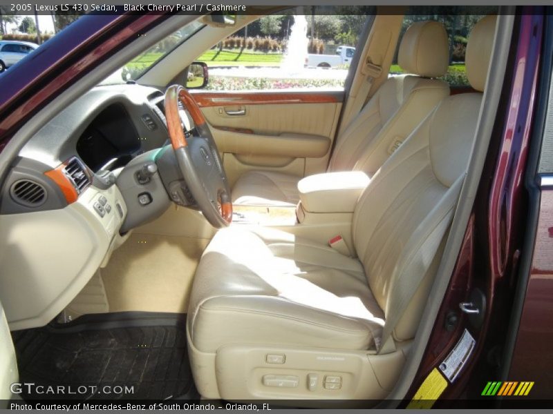 Front Seat of 2005 LS 430 Sedan