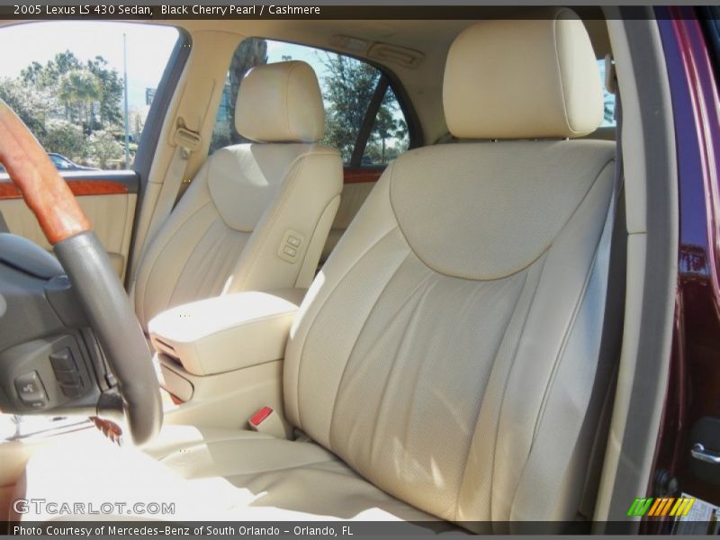 Black Cherry Pearl / Cashmere 2005 Lexus LS 430 Sedan