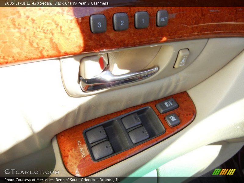 Black Cherry Pearl / Cashmere 2005 Lexus LS 430 Sedan