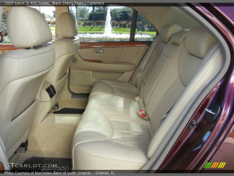 Rear Seat of 2005 LS 430 Sedan