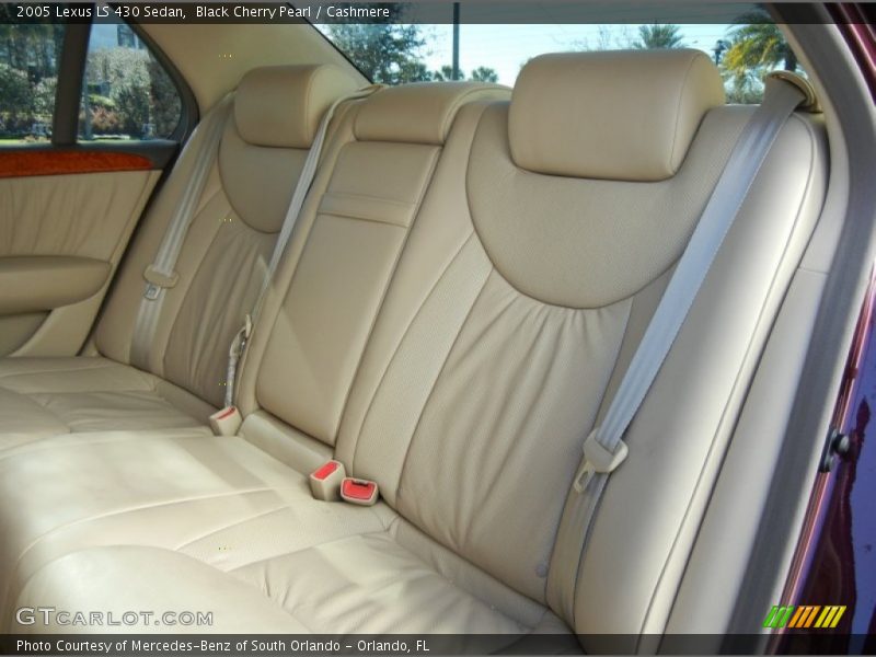 Black Cherry Pearl / Cashmere 2005 Lexus LS 430 Sedan