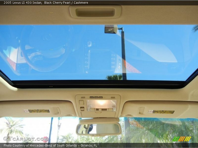 Black Cherry Pearl / Cashmere 2005 Lexus LS 430 Sedan