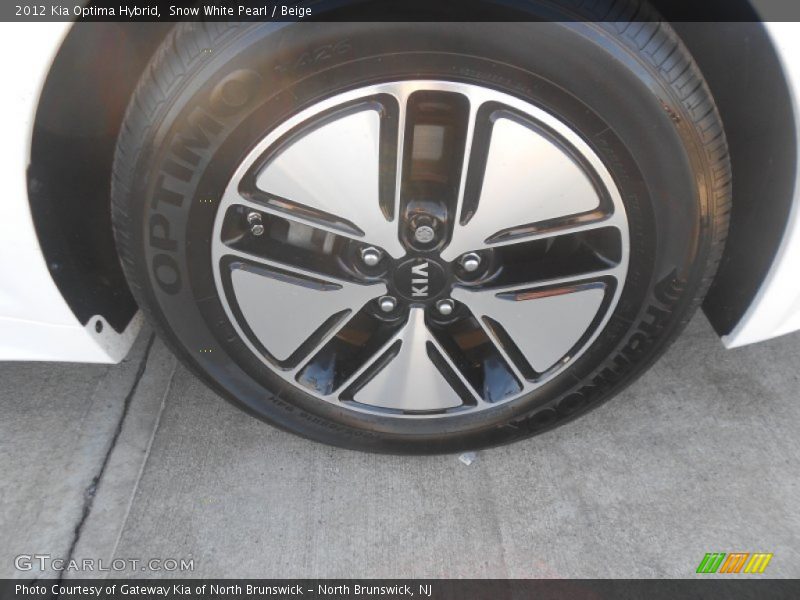 Snow White Pearl / Beige 2012 Kia Optima Hybrid