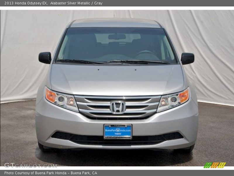 Alabaster Silver Metallic / Gray 2013 Honda Odyssey EX