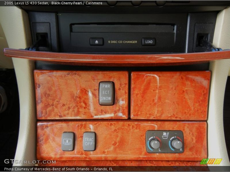Black Cherry Pearl / Cashmere 2005 Lexus LS 430 Sedan