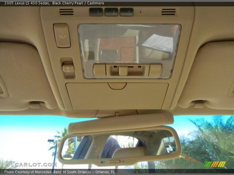 Black Cherry Pearl / Cashmere 2005 Lexus LS 430 Sedan