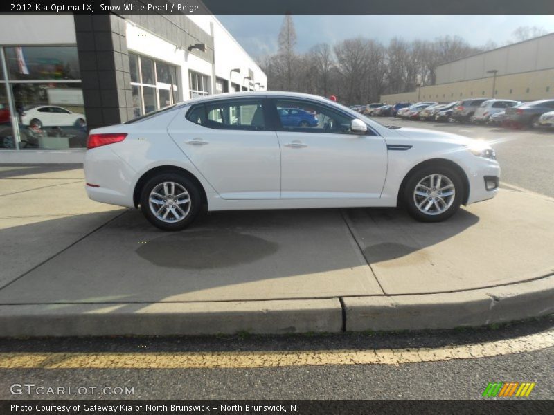 Snow White Pearl / Beige 2012 Kia Optima LX