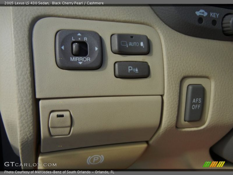 Black Cherry Pearl / Cashmere 2005 Lexus LS 430 Sedan