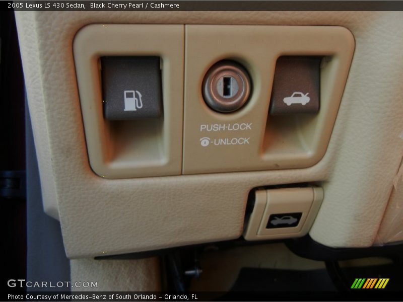 Black Cherry Pearl / Cashmere 2005 Lexus LS 430 Sedan