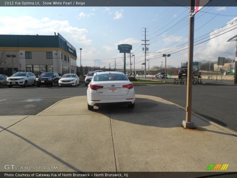 Snow White Pearl / Beige 2012 Kia Optima LX