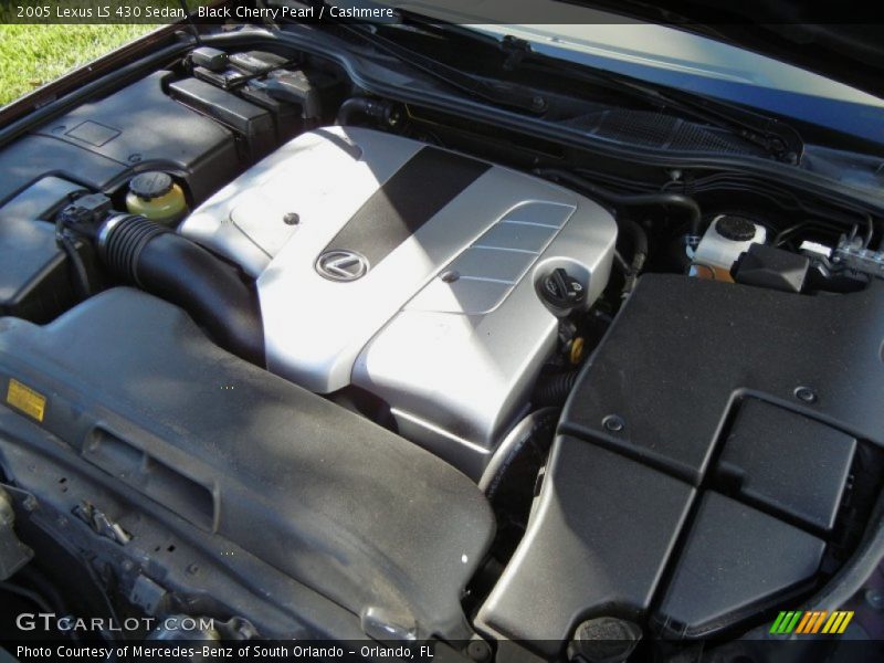  2005 LS 430 Sedan Engine - 4.3 Liter DOHC 32-Valve VVT-i V8