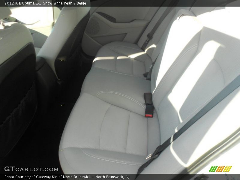 Snow White Pearl / Beige 2012 Kia Optima LX