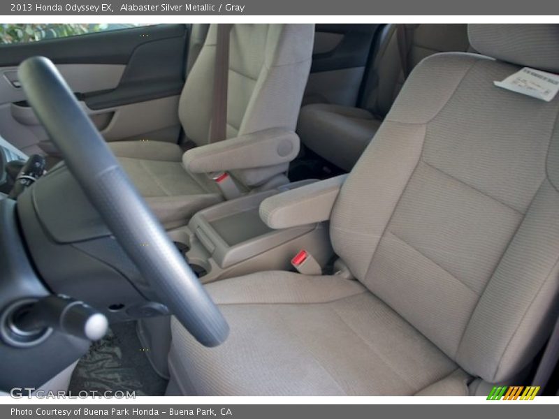 Alabaster Silver Metallic / Gray 2013 Honda Odyssey EX