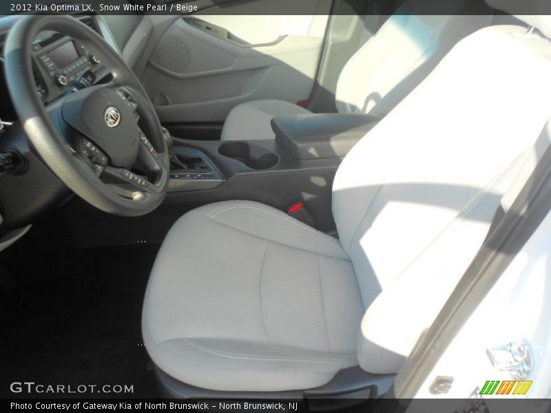 Snow White Pearl / Beige 2012 Kia Optima LX