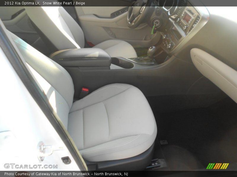 Snow White Pearl / Beige 2012 Kia Optima LX