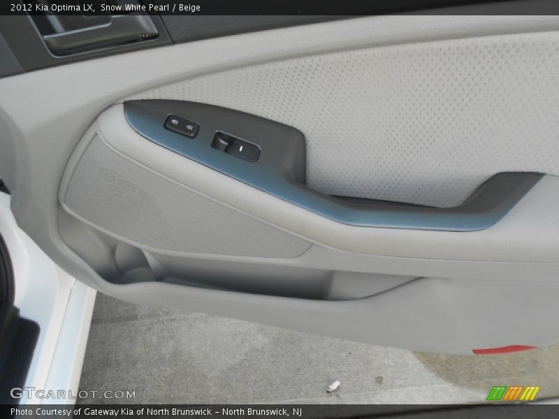 Snow White Pearl / Beige 2012 Kia Optima LX