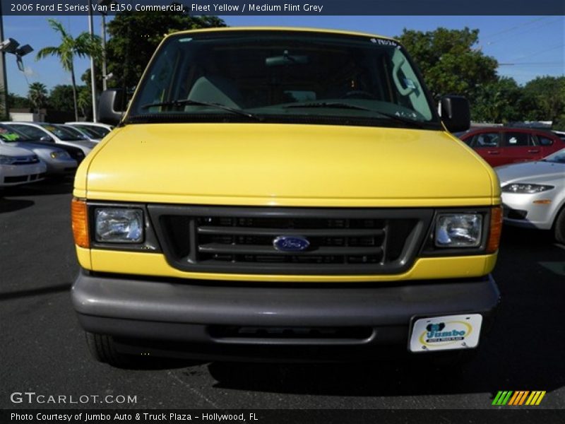 Fleet Yellow / Medium Flint Grey 2006 Ford E Series Van E150 Commercial