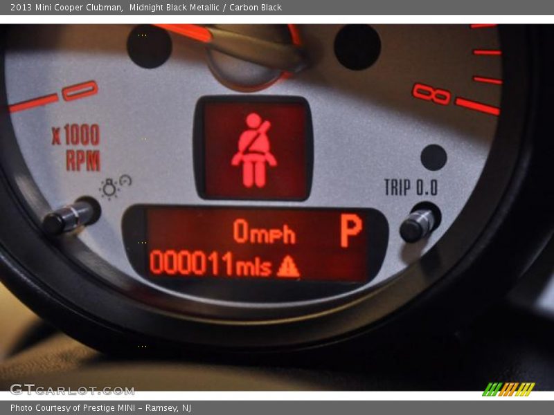 Midnight Black Metallic / Carbon Black 2013 Mini Cooper Clubman