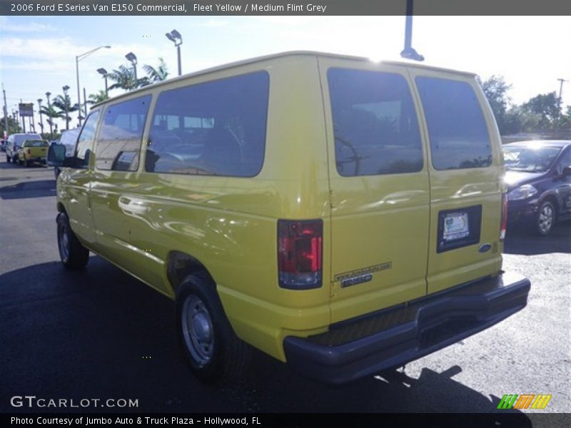 Fleet Yellow / Medium Flint Grey 2006 Ford E Series Van E150 Commercial
