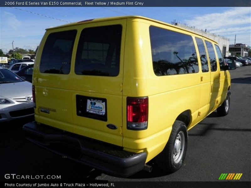Fleet Yellow / Medium Flint Grey 2006 Ford E Series Van E150 Commercial