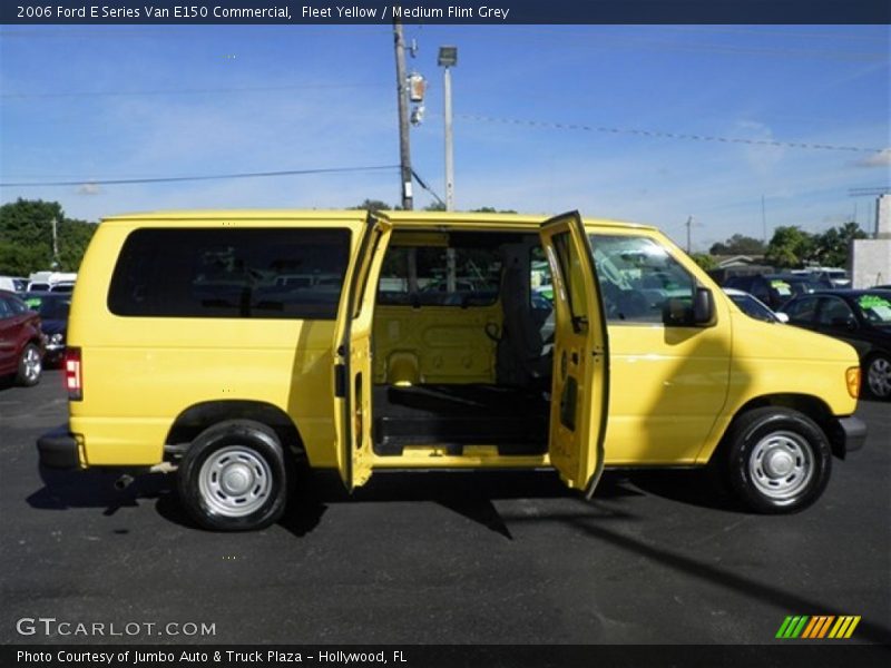 Fleet Yellow / Medium Flint Grey 2006 Ford E Series Van E150 Commercial