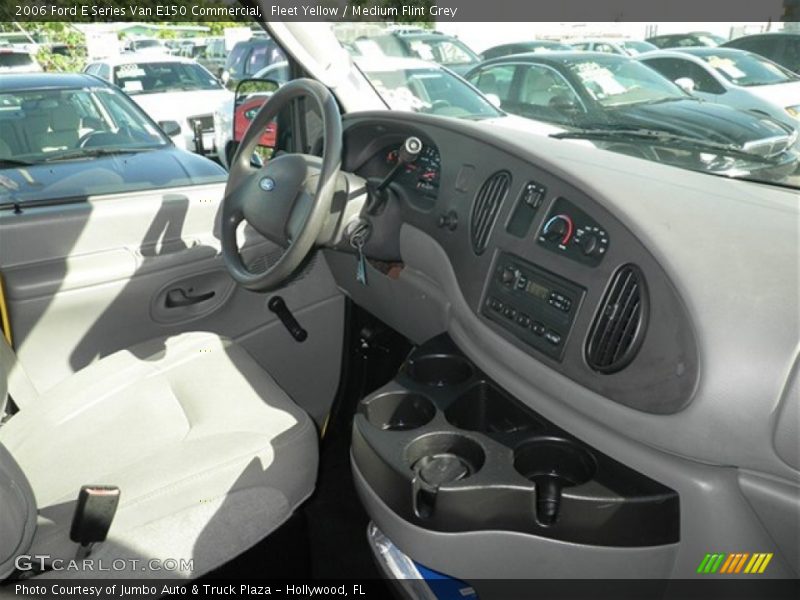 Fleet Yellow / Medium Flint Grey 2006 Ford E Series Van E150 Commercial