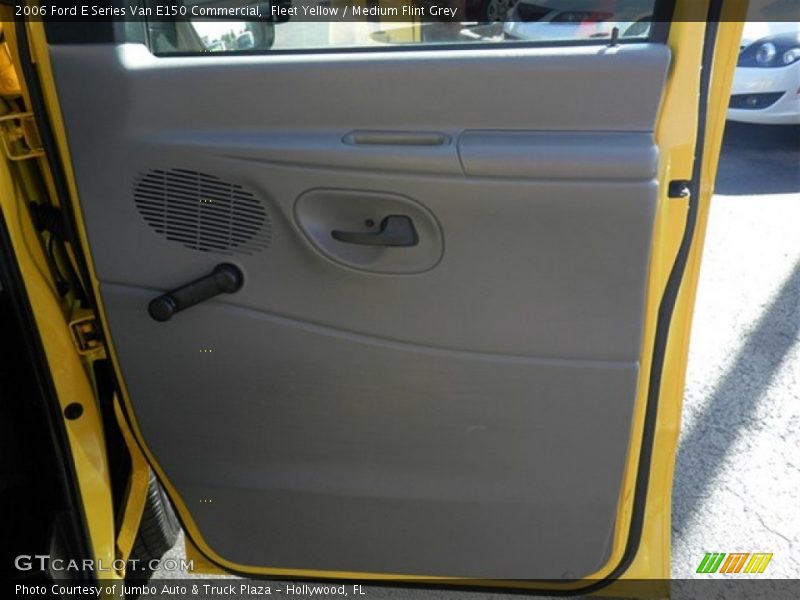 Fleet Yellow / Medium Flint Grey 2006 Ford E Series Van E150 Commercial