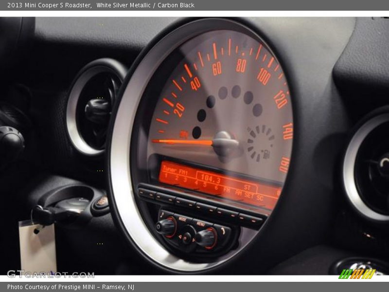 White Silver Metallic / Carbon Black 2013 Mini Cooper S Roadster
