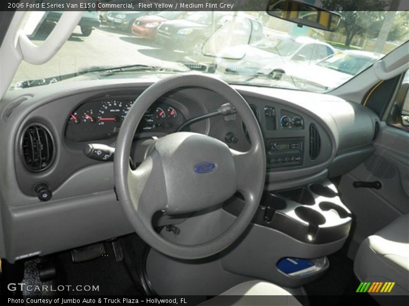 Fleet Yellow / Medium Flint Grey 2006 Ford E Series Van E150 Commercial