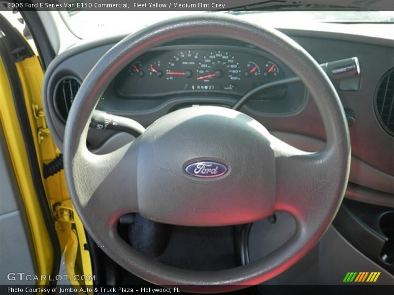 Fleet Yellow / Medium Flint Grey 2006 Ford E Series Van E150 Commercial