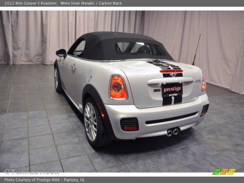 White Silver Metallic / Carbon Black 2013 Mini Cooper S Roadster