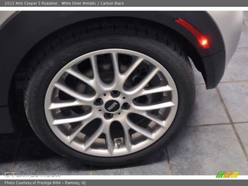White Silver Metallic / Carbon Black 2013 Mini Cooper S Roadster
