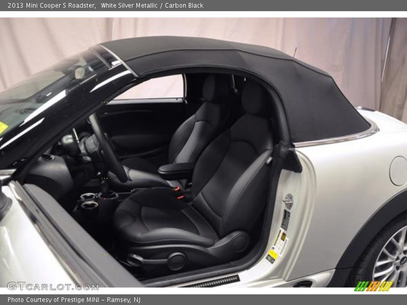 White Silver Metallic / Carbon Black 2013 Mini Cooper S Roadster
