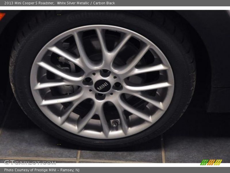 White Silver Metallic / Carbon Black 2013 Mini Cooper S Roadster